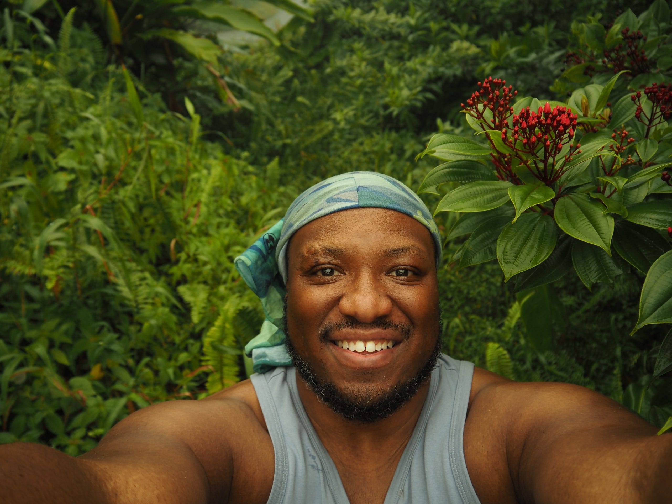 Picture of Colin in a recent trip to Dominica